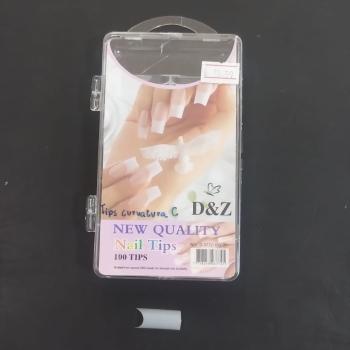 TIPS (DEZ) 100 UNID CURVATURA C LEITOSA