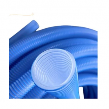 MANGUEIRA PISCINA SILICONE 38MM AZUL- ALPHAFLEX