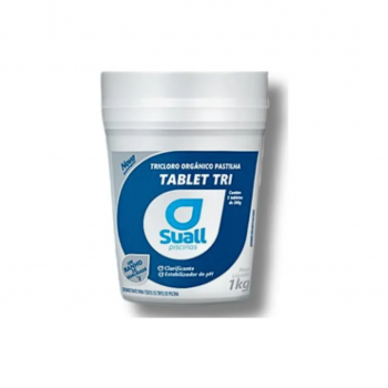POTE PASTILHA TRICLORO 1KG  - SUALL