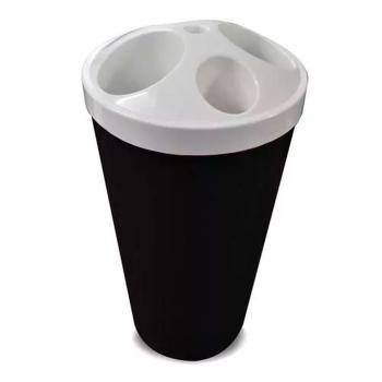 DISPENSER DE COPOS PRETO (Bralimpia)