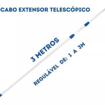 EXTENSAO TELESCOPICA 3 M 3 ESTAGIOS (Bralimpia)