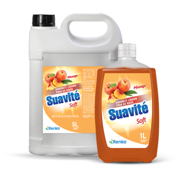 SUAVITE - SABONETE LIQ. CREMOSO PESSEGO 1L