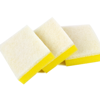 ESPONJA BRANCA E AMARELA 75 X 110