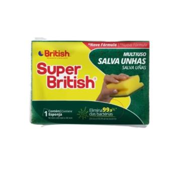 ESPONJA SUPER BRITISH SALVA UNHAS 65 X 92 CX