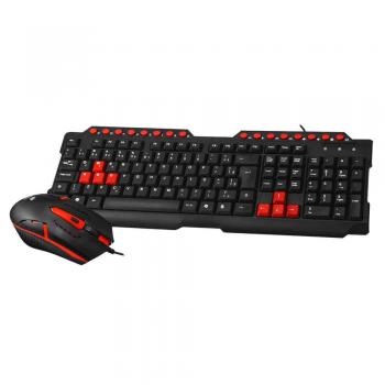 KIT TECL+MOUSE USB GAMING GK-20BK C3T
