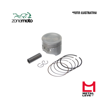 150 TITAN/BROS PISTAO E ANEIS (JG) - METAL LEVE/COFAP PA9171 (046/047/048/323) 046.