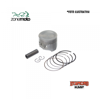 160 PCX PISTAO E ANEIS (JG) - DYAMOND  23/ED (205/000/000/000) 205.