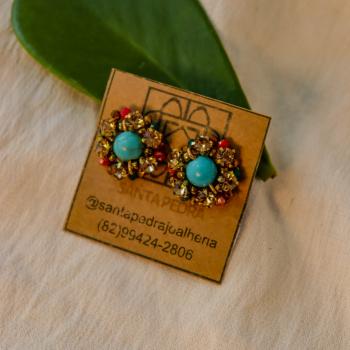 Brinco de Turquesa Tango