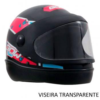 CAPACETE DE MOTO INTERLAGOS 58 239065 VERMELHO