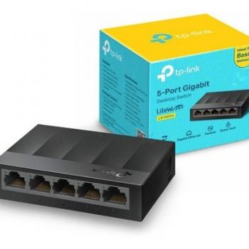 HUB SWITCH 10/100/1000MBPS 5 PORTAS TP-LINK LS-1005G