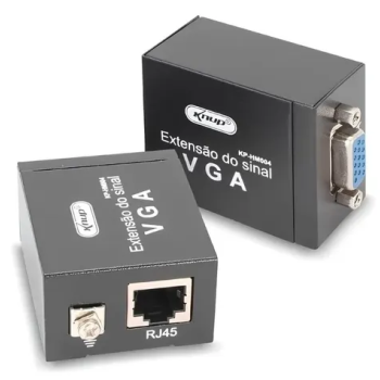 EXTENSOR VGA VIA CABO DE REDE RJ45 60 METROS KNUP KP-HN004
