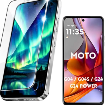 PELICULA DE VIDRO 3D PARA CELULAR MOTOROLA MOTO G04 / G04S / G24 / E14