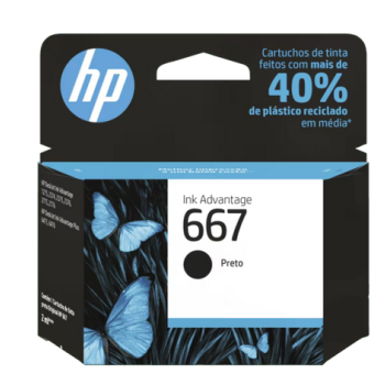 CARTUCHO HP (HP 667) 3YM79B PRETO