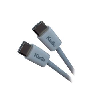 CABO USB TIPO C MACHO X USB TIPO C MACHO 1M KINGO 60W