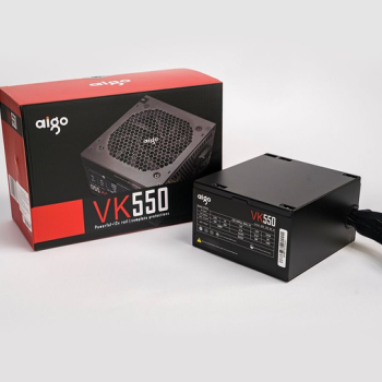 FONTE ATX AIGO 550W VK550 (275W REAL) / PFC ATIVO / MONOVOLT 220V