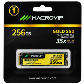 SSD M.2 NVME MACROVIP 256GB GOLD MVGLD/256GB