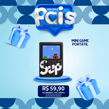 MINI GAME PORTATIL SUP SEM CONTROLE (400 JOGOS)