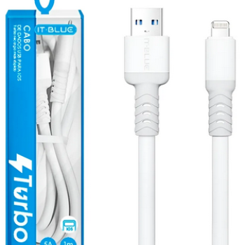 CABO USB MACHO X IPHONE LIGHTNING 1M IT-BLUE LE-873P TURBO 5A