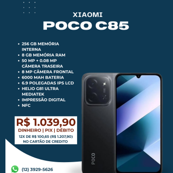CELULAR XIAOMI POCO C85 / 8GB RAM / 256GB / HELIO G81 ULTRA / GLOBAL