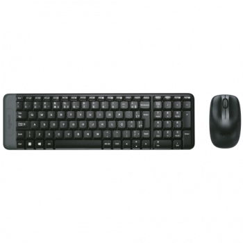 KIT TECLADO E MOUSE WIRELESS DESKTOP LOGITECH MK220
