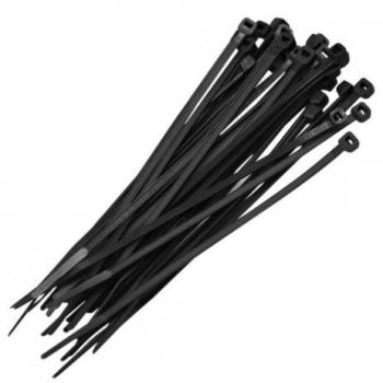 ABRACADEIRAS DE NYLON PARA LACRE BRASFORT 2,5 MM X 100 MM PRETA