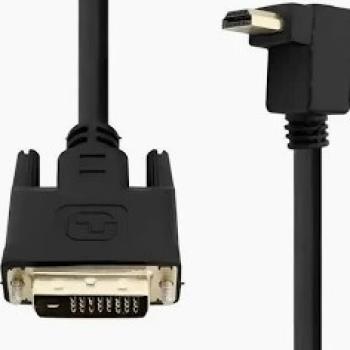 CABO HDMI MACHO 90º X DVI 24+1 MACHO 1.8M