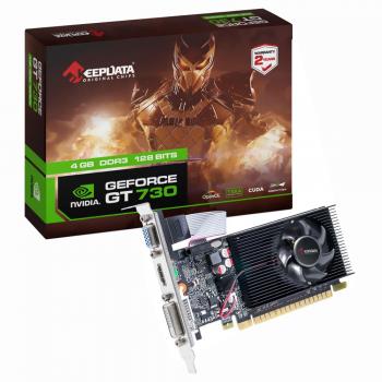 PLACA DE VIDEO PCI EXPRESS 4GB GEFORCE GT730 KEEPDATA KDGT730-4GD3/128B