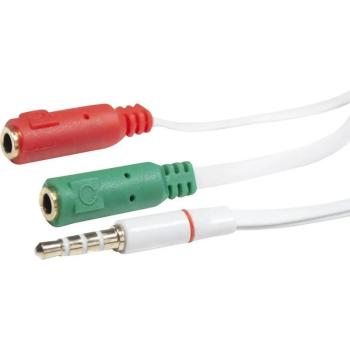 CABO DE AUDIO P3 MACHO X 2 P2 FEMEA STEREO (SEPARADO)