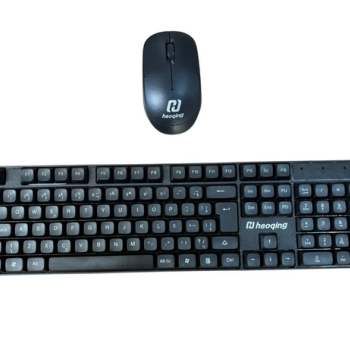 KIT TECLADO E MOUSE WIRELESS DESKTOP HAOQING HQ-1633