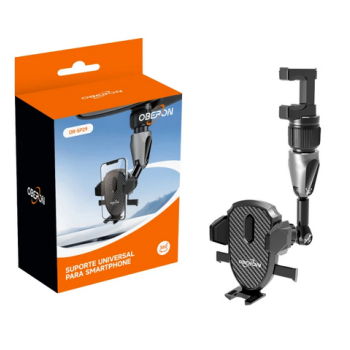 SUPORTE PARA CELULAR ESPELHO RETROVISOR ROTACAO 360 OBERON OR-SP29
