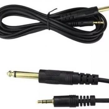 CABO DE AUDIO P2 MACHO STEREO  X P10 MACHO 3M MONO