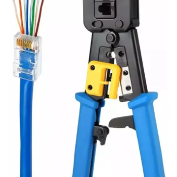 ALICATE DE CRIMPAGEM DE PASSAGEM RJ45 / RJ12 / RJ11 KAPBOM KA-2527