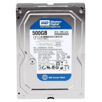 HDD SATA3 WESTERN DIGITAL 500GB 16MB 7200RPM / WD5000AAKX (SEMINOVO)
