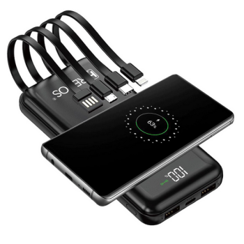 CARREGADOR PORTATIL POWERBANK POR INDUCAO AGOLD BTE-17 10000MAH