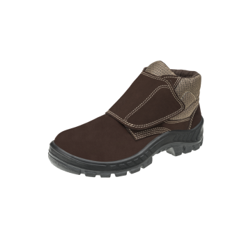 BOTINA VELCRO NUBUCK CAFÉ C/B PVC 50B26 CB VEL BP 40 TREKKING C.A 43273 - MARLUVAS