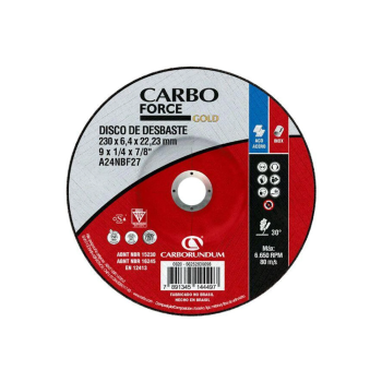 DISCO DESBASTE 4.1/2 x6,4x22,23 -CARBORUNDUM