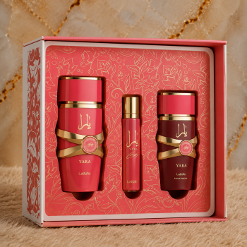 KIT LATTAFA YARA CANDY FEMININO - EAU DE PARFUM 100ML + 12ML + HAIR MIST 50ML