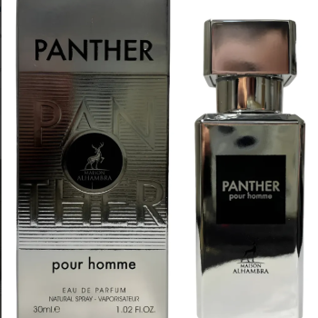 PERFUME MASCULINO MAISON ALHAMBRA PANTHER POUR HOMME EAU DE PARFUM 30ML