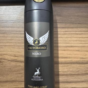 PERFUME EM SPRAY VICTORIOSO NERO  - MAISON ALHAMBRA -  MASCULINO 200ML