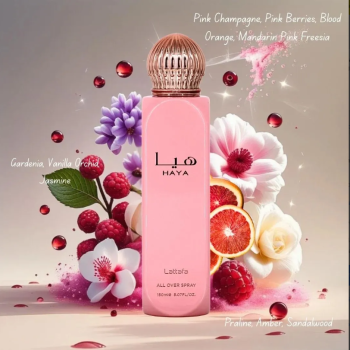 PERFUME LATTAFA HAYA ALL OVER SPRAY 150ML FOR WOMEN