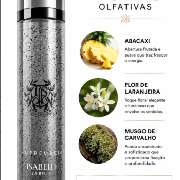 BODY SPLASH SUPREMACIA 300ML CHIPRE FRUTADO ÂMBAR MASCULINO