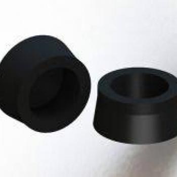 TAMPAO DE BORRACHA M-10 PRETO