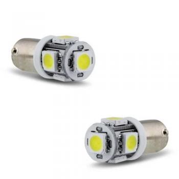 LAMPADA LED 67 SUPER BRANCA 24V 1 POLO 5 LED