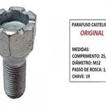 PARAFUSO RODA CR.FIAT CH19 P1,25 FIAT NOVO CASTELO APOS 2011 M-12 X 25