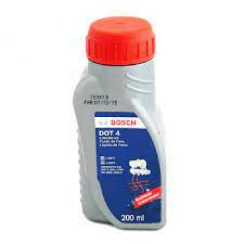 FLUIDO PARA FREIOS DOT4 200ML BOSCH