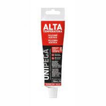 SILICONE ALTA TEMPERATURA 50G VERMELHO UNIPEGA