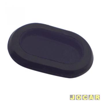 TAMPAO OVAL BORRACHA UNO/PREMIO/FIORINO 64 X 64 X 1