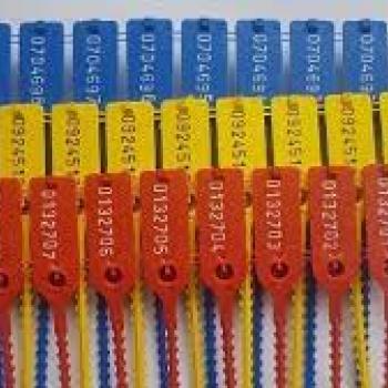 LACRES PLASTICO CORES VARIADAS