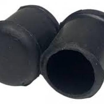 PONTEIRA REDONDA P/CADEIRA/MESA/TUBO 1.1/4 BORRACHA EXTERNA