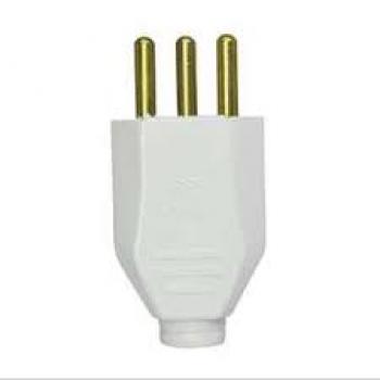 PLUG MACHO CHATO 10AMP 3PINO